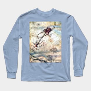 The Spider and the Fly - Arthur Rackham Long Sleeve T-Shirt